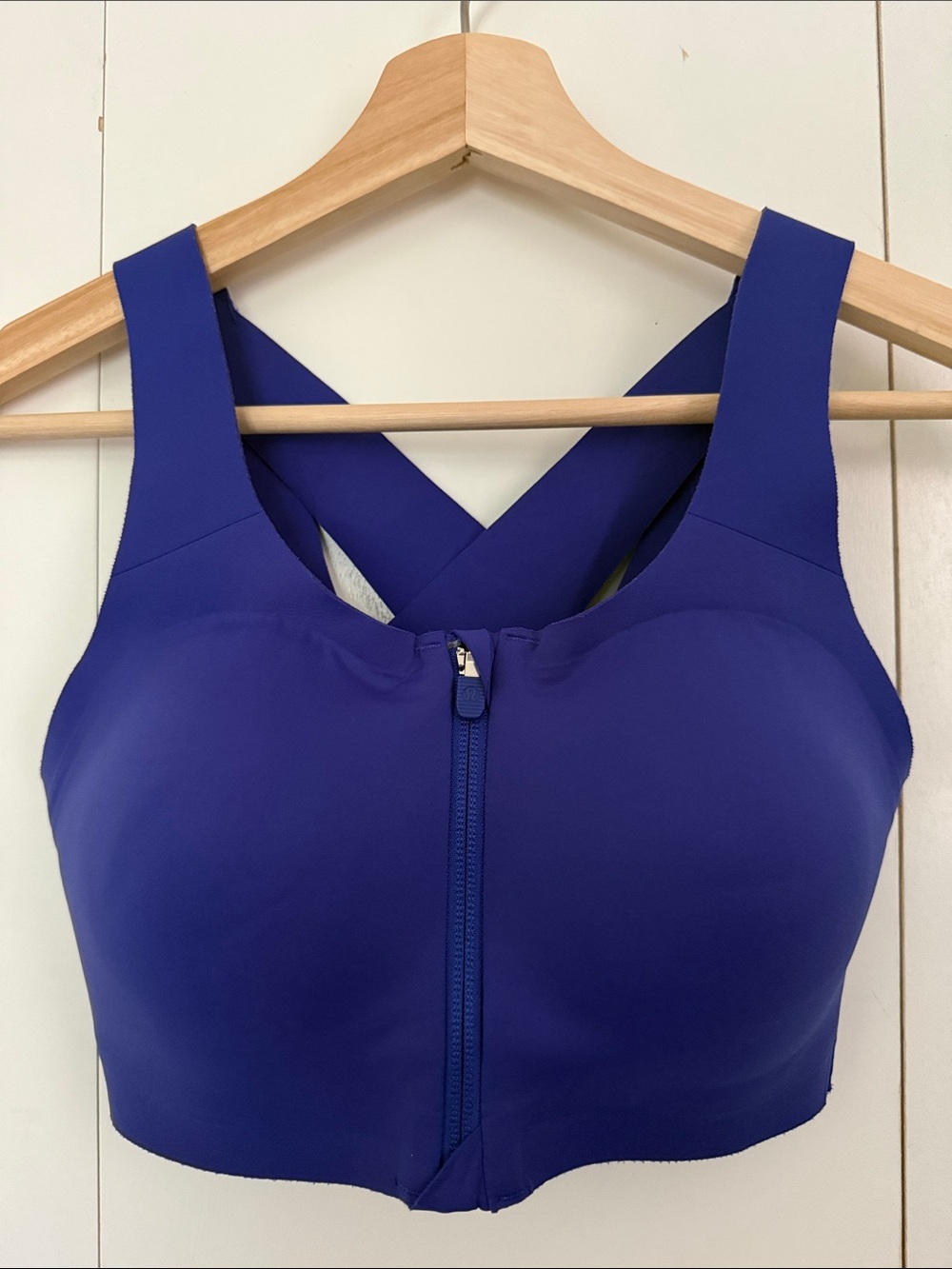 lululemon Enlite Ultralulu Front-Zip Support Running Bra in Tanzanite 32D